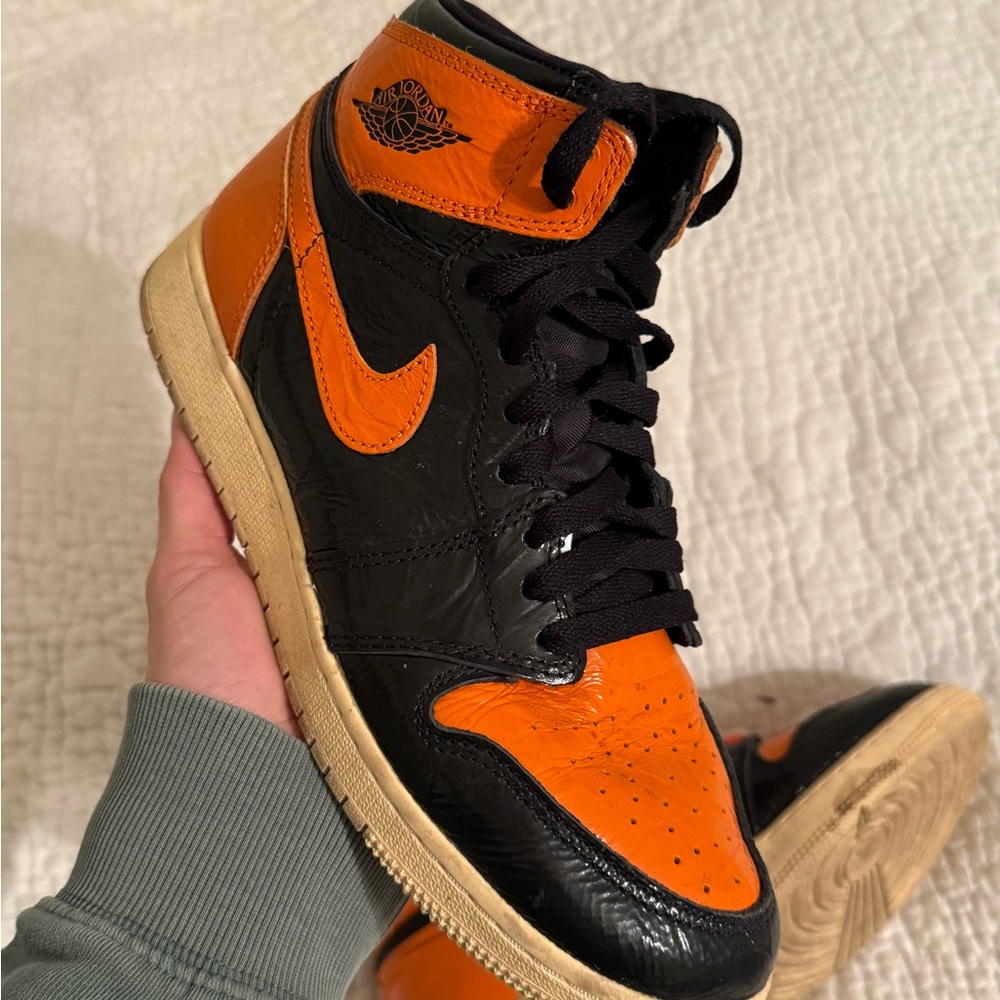 JORDAN 1 RETRO HIGH OG GS 'SHATTERED BACKBOARD 3.0' Size 7Y - Picture 6 of 7
